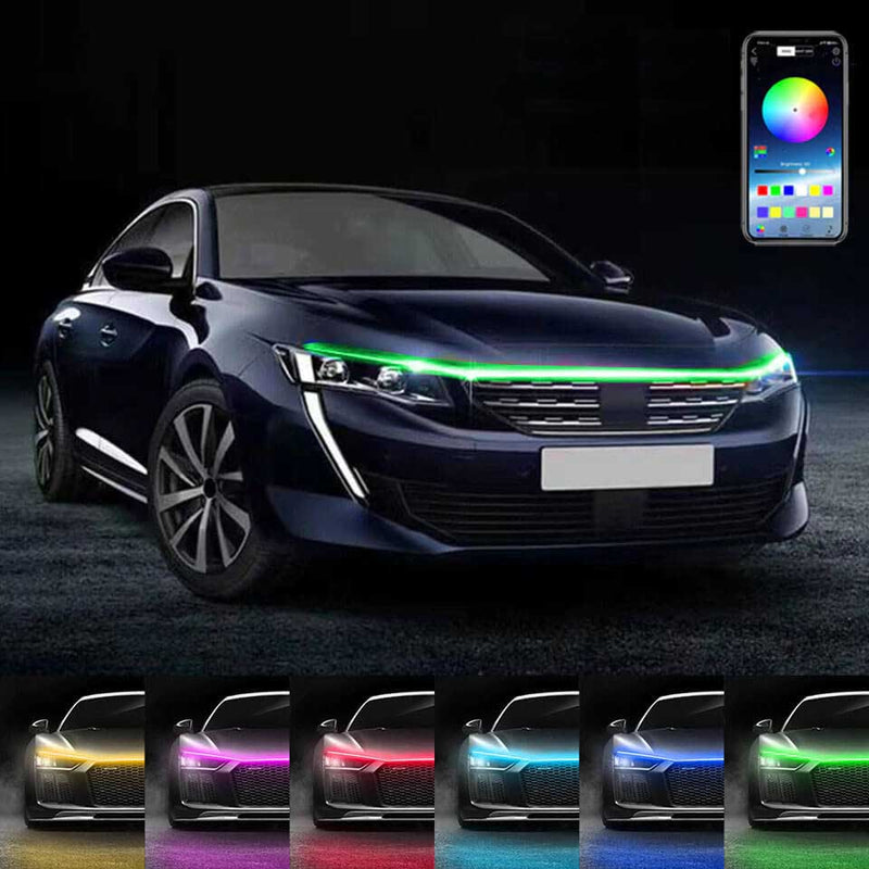 Tira LED RGB™ Multicolor para Capo de Coche